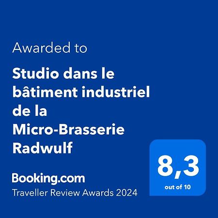 Studio Dans Le Batiment Industriel De La Micro-Brasserie Radwulf Lägenhet Vieux-Ferrette Exteriör bild